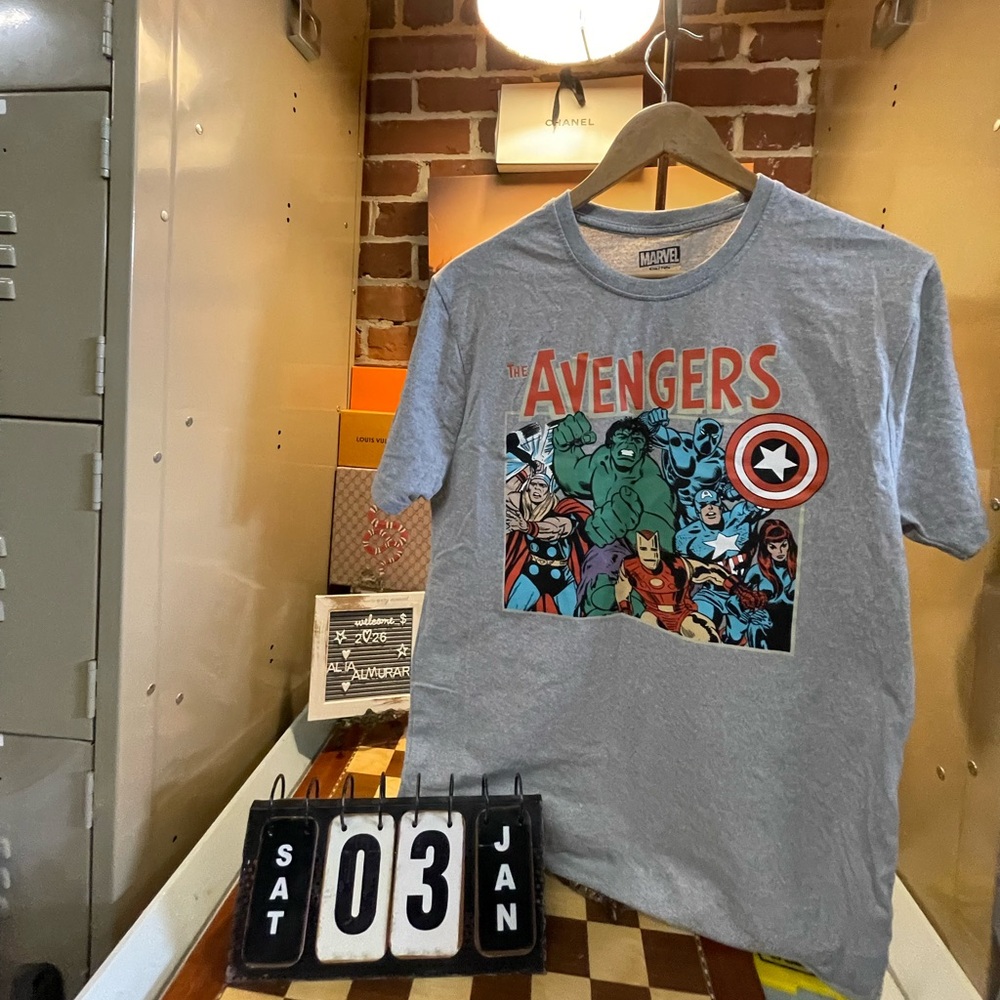 Marvel Grey The Avenger Graphic Tee Shirt